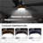 60" Modern Matte Black Ceiling Fan With Lights And Remote, 6-Speed Reversible DC Motor, High Airflow, Dimmable LED And 1/4/8H Timer