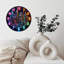 Décoration lumineuse horloge murale
