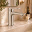 Robinet de salle de bain à un trou BRAVAT® avec plaque pour écusson de 6 po, robinet de lavabo à poignée simple pour installation à 1 ou 3 trous, élégant-129988548