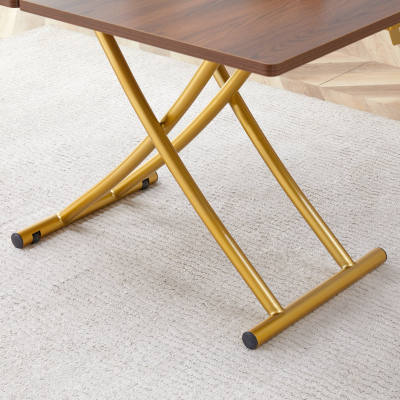 Ensemble de table et de chaises réglables en bois et métal