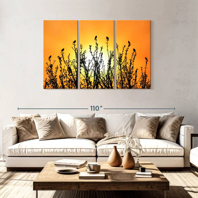 Brampt The Dawn Chorus, 48" H x 74" W