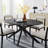 Crossroads Oval Wood Dining Table In Black-105920938
