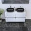 Meuble-lavabo double 47,2 po avec dessus Kaydin-935074316-935074319