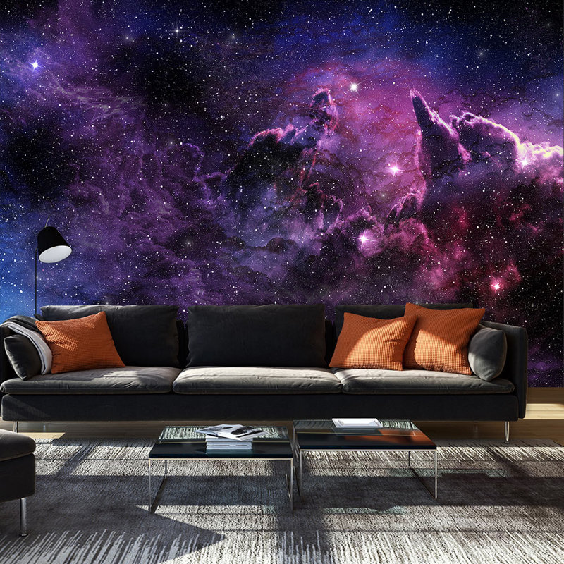 Purple Nebula 280cm x 400cm Wallpaper