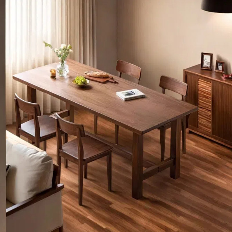 Modern wide dining table, 29.53"H x 62.99"L x 31.5"W