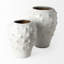 Vase de table en céramique blanche-763810042