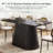 59”  Rectangular Dining Table For 4-6,  Kitchen Dining Room Table
