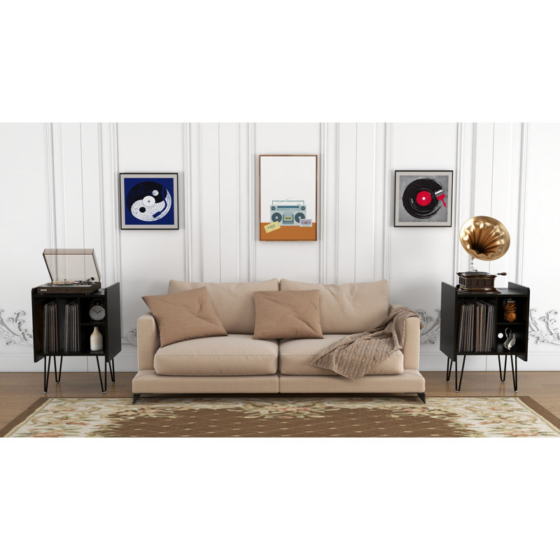 2 - Shelf Audio Rack with Cable Management