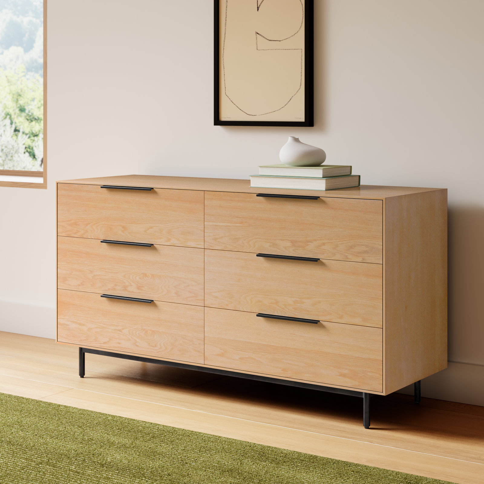 Ellis 60" Oak Dresser, Oak