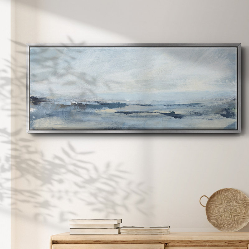 Voile II - toile encadrée, H 12 po x l 30 po