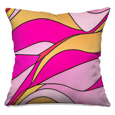 Coussin décoratif abstrait, coussins double face Art