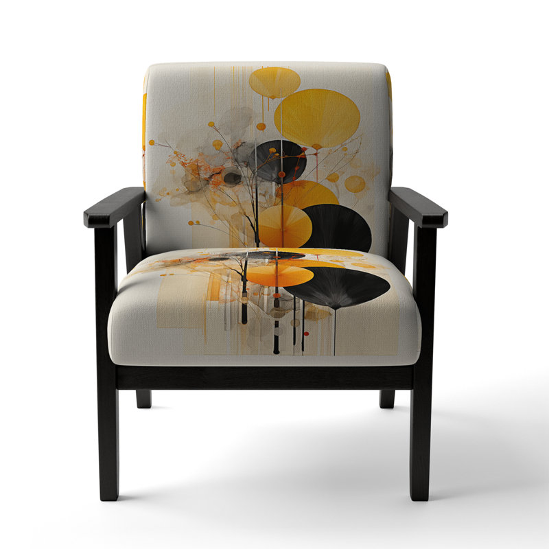 Chaise avec accoudoirs rembourrée Asian Art