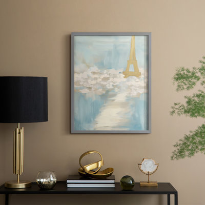 Paysages série VI - reproduction encadrée de qualité supérieure - prête à être accrochée - aucun clou requis