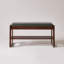 Banc de réception rembourré à 2 niveaux avec rangement rabattable et tablette ouverte-2094093369