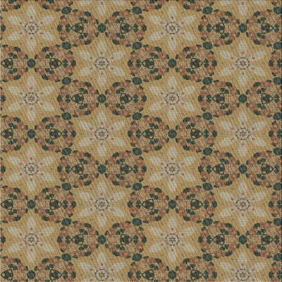 Tapis beige/bleu à motifs Portico