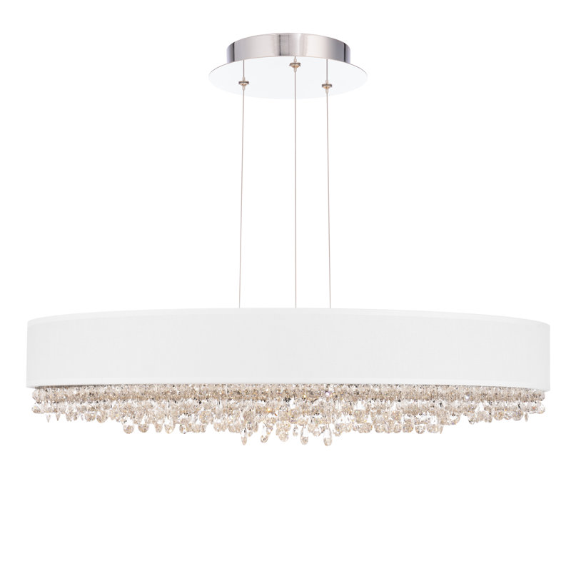 Eclyptix 1 - Light LED Chandelier, White