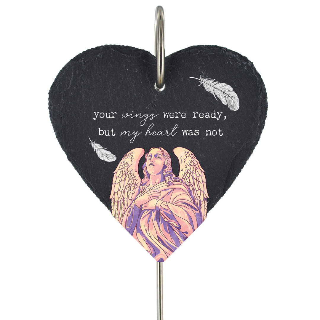 Bojidar Angel and Feather Your Wings Were Ready Hear Memorial Plaque