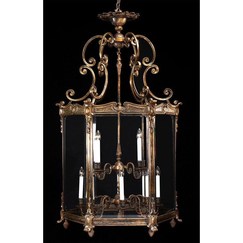 10 - Light Lantern Geometric Chandelier