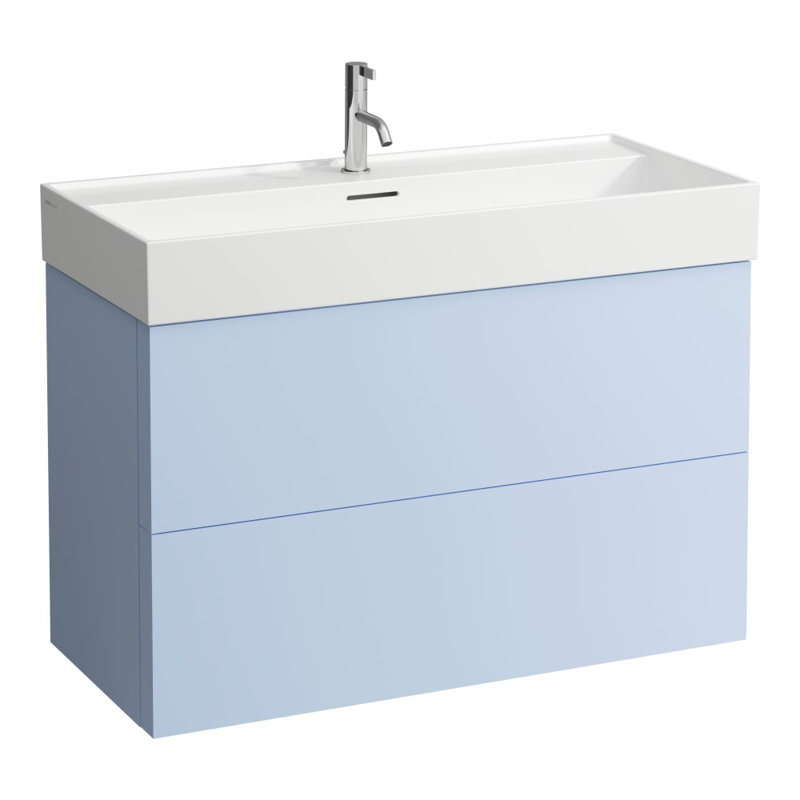 Kartell Laufen 51.6'' L Bathroom Sink, Single Hole Faucet, White