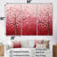 Fleur de cerisier rose et blanc 1 - Art mural cerise-356252674-356252685