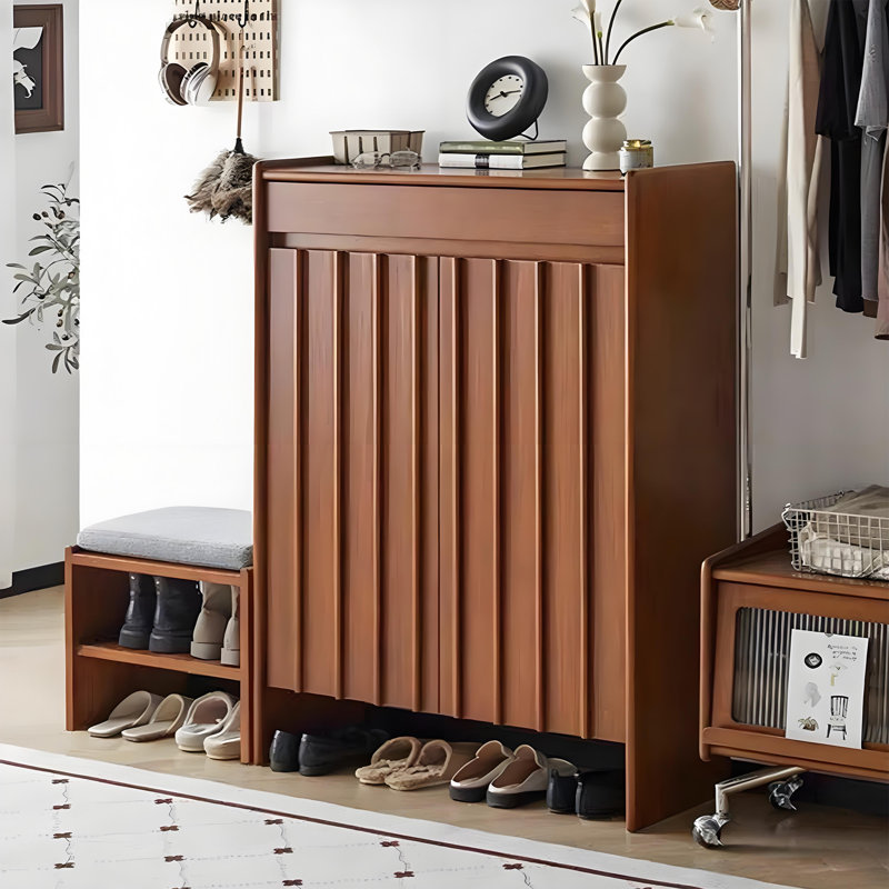 Armoire de rangement à chaussures à double porte grande capacité