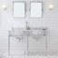Ensemble de meuble-lavabo oval avec robinet et trop-plein Copeland Stone-899192011