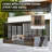 12 Ft. W x 10 Ft. D Metal Patio Gazebo