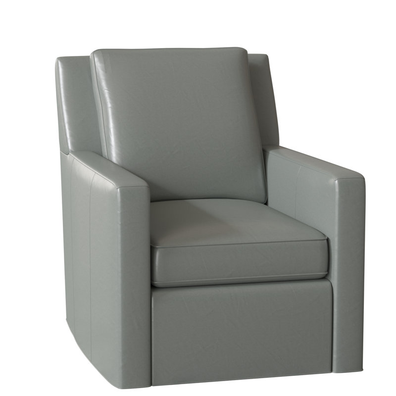 Jaxon Leather Swivel Armchair, Swivel - Standard, Corinthian Cherry Genuine Leather