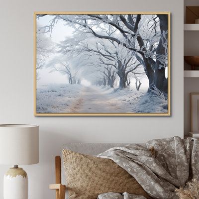 «Winter Frosty Canopy I», reproduction sur toile