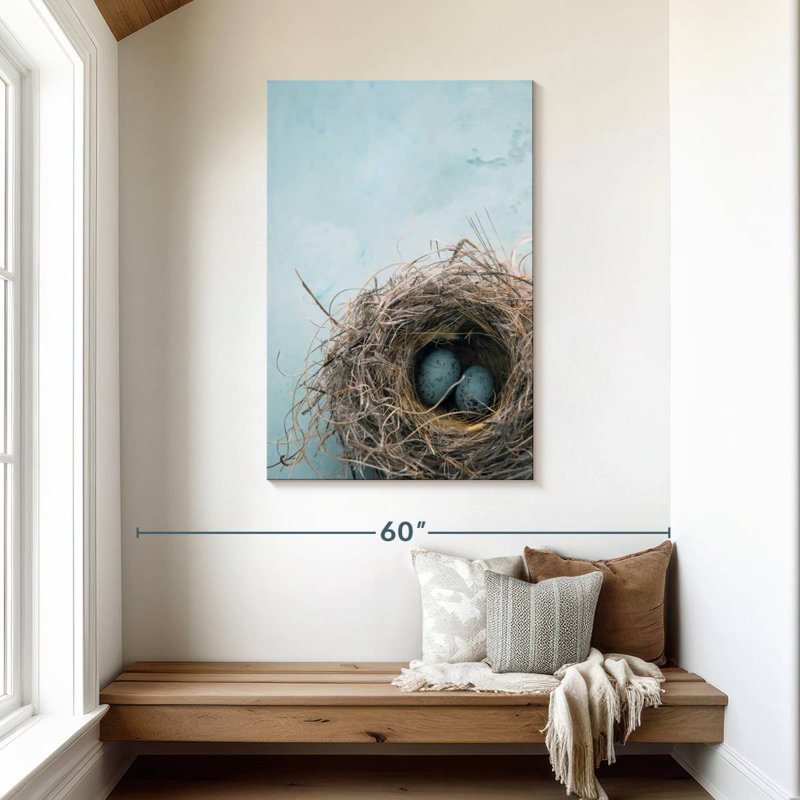 Brampt Blue Egg Nest, 45" H x 30" W