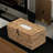 Tissue Box Cover - Rattan Wicker Rectangle, Boho Decorative Woven Facial Tissue Holder For Table & Bathroom, Fits 184-Count Box