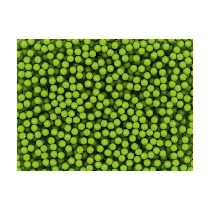 Murale balles de tennis, L 121 po x l 157 po