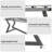 Modern Geometric Glass Coffee Table with Cross-Leg Base - Minimalist Design for Living Room-321673189-321673195