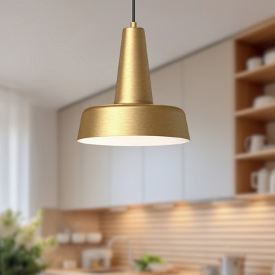 Luminaire suspendu conique à 1 lumière Juliana