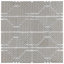 Carrelage mosaïque bleu en porcelaine 6 "x 6" Osaka