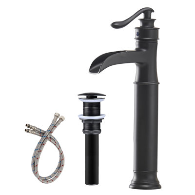 Robinet pour vasque de salle de bain à un trou Obsidian