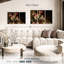 Crâne floral élégant-475352494