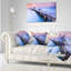 Wooden Bridge Seascape - Reproduction de photo sur toile tendue-16484513-33251979