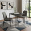  Table carrée pliante en bois et métal 34 po-438289632-438289633