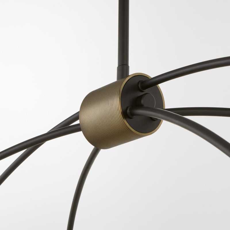 Brandais Chandelier, Matte Black