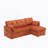Modular Sectional Sofa L Shaped Modular Couch with Reversible Chaise-888370927