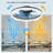 Modern Black Crystal Ceiling Fan with Light and Remote, Adjustable Color Temperature-1167258184