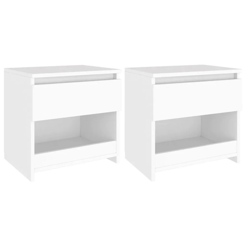 Ezrael 101.6cm W Bedside Table, White