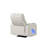Fortuner Modern Style Upholstery Recliner Chair Made With Wood & Massage Function Included-1809869628