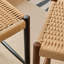 Chaise d'appoint à dossier bas en noyer (ensemble de 4)-342699460-342699461-342699514