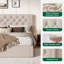 Lit plateforme tapissier avec tiroirs de rangement-2052952988-2052952994