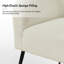 Chaise avec accoudoirs modernes 27,5 po Cadie-94883778