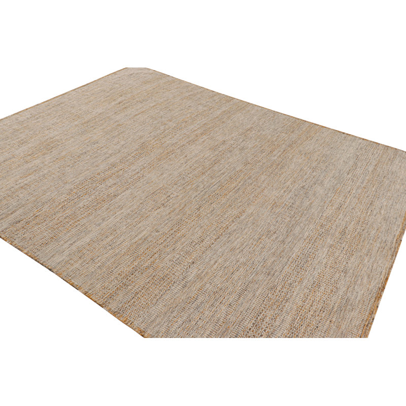 Hand Woven Kilim Wool Geometric Area Rug, Rectangle 6' x 8'