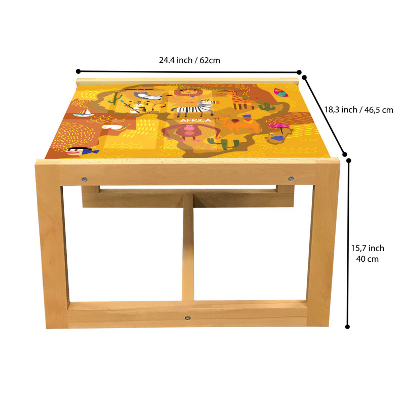 Jadora Sled Coffee Table, 62cm H x 46cm W x 40cm D