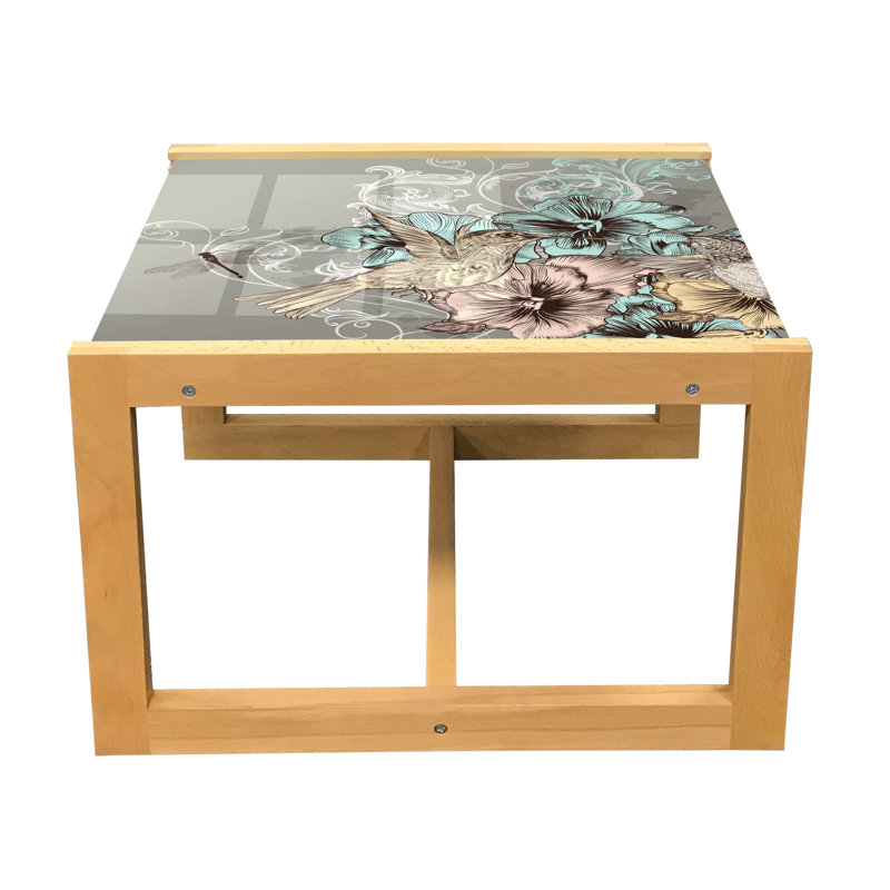 Jamia Trestle Coffee Table, 40cm H x 46.5cm W x 62cm D